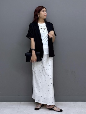 「VIS（ビス）のアイテム」を使った、ayukamiさん（レディース・167cm）の夏コーディネート