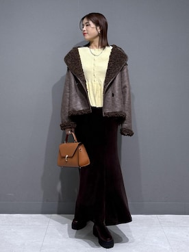 「アイテム（ハンドバッグ）」を使った、ayukamiさん（レディース・167cm・30代）の冬コーディネート