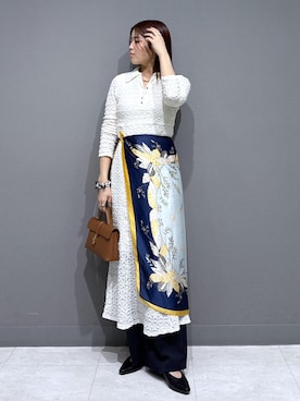 「VIS（ビス）のアイテム（パンツ）」を使った、ayukamiさん（レディース・167cm）の春コーディネート