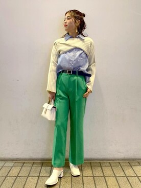 「VIS」｜「アイテム（その他シューズ）」を使った、ayukamiさん（レディース・167cm）の春コーディネート