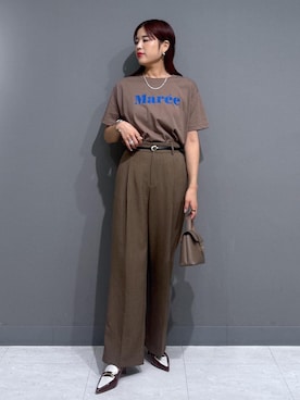 「VIS（ビス）のアイテム」を使った、ayukamiさん（レディース・167cm）の夏コーディネート
