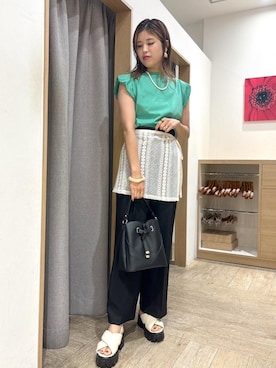「シルケット」｜ayukamiさん（レディース・167cm）の春コーディネート