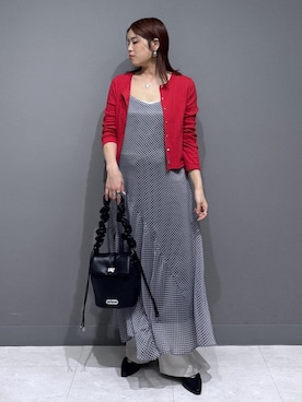 「VIS（ビス）のアイテム（ワンピース/ドレス）」を使った、ayukamiさん（レディース・167cm）の春コーディネート