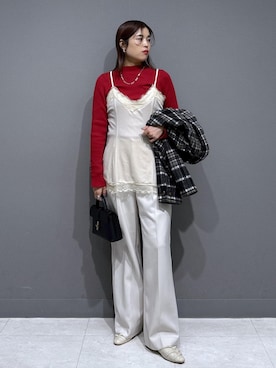 「VIS（ビス）のアイテム（トップス）」を使った、ayukamiさん（レディース・167cm）の冬コーディネート