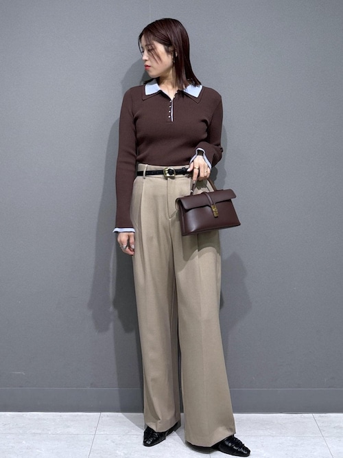 【2WAY】ひねり金具ワンハンドルミニショルダーバッグ