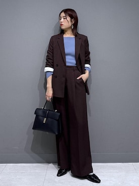 「Juze（ジュゼ）のアイテム」を使った、ayukamiさん（レディース・167cm）の冬コーディネート