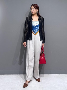 「アイテム（アクセサリー）」を使った、ayukamiさん（レディース・167cm・30代）の秋コーディネート