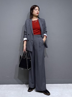 「POLO BCS（ポロ ビーシーエス）のアイテム」を使った、ayukamiさん（レディース・167cm）の秋コーディネート