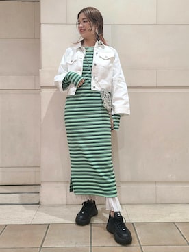 「アイテム（ワンピース/ドレス）」を使った、ayukamiさん（レディース・167cm・30代）の冬コーディネート