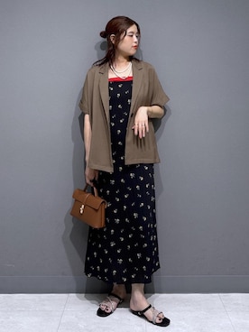 「VIS（ビス）のアイテム」を使った、ayukamiさん（レディース・167cm）の春コーディネート
