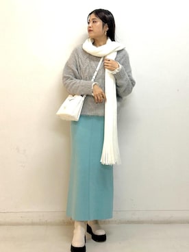 「防寒」｜「アイテム（ブーツ）」を使った、ayukamiさん（レディース・167cm）の秋コーディネート