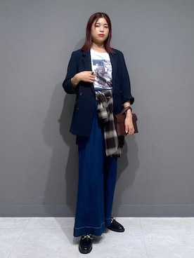 「アイテム（バングル/リストバンド）」を使った、ayukamiさん（レディース・167cm・30代）の夏コーディネート