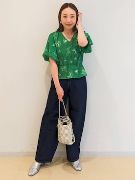 𝙈𝙖さん（レディース・160cm）の春コーディネート