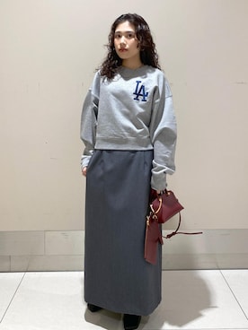「アイテム（スウェット）」を使った、eriさん（レディース・149cm・20代）の秋コーディネート