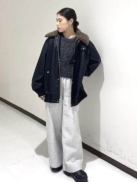 「アイテム（スウェットパンツ）」を使った、eriさん（レディース・149cm）の秋コーディネート