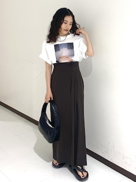 「アイテム（ハンドバッグ）」を使った、eriさん（レディース・149cm・30代）の夏コーディネート