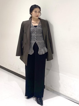 「アイテム（テーラードジャケット）」を使った、eriさん（レディース・149cm・30代）の夏コーディネート
