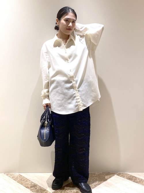 ROPE'（ロペ） ブラウス シャツ ファンクションオーバーシャツ