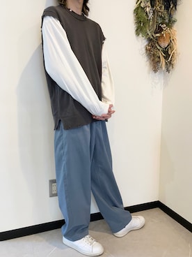 こーさんさん（メンズ・168cm）の春コーディネート