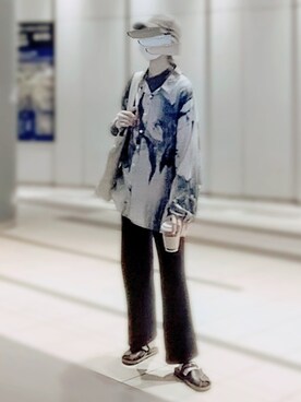 「NOのアイテム（帽子）」を使った、trさん（メンズ・168cm）の秋コーディネート