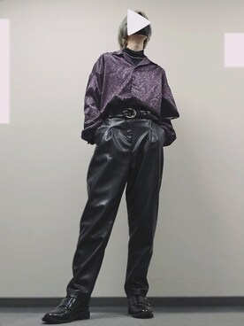 「HIDE（ハイド）のアイテム」を使った、trさん（メンズ・168cm）の春コーディネート