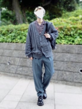 「NOのアイテム（トップス）」を使った、trさん（メンズ・168cm）の夏コーディネート