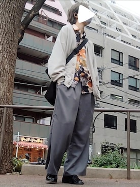 「coca（coca）（コカ）のアイテム」を使った、trさん（メンズ・168cm）の春コーディネート