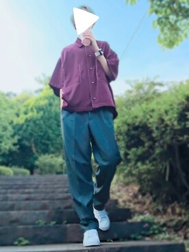 「adidas（アディダス）のアイテム（アナログ腕時計）」を使った、trさん（メンズ・168cm）の春コーディネート