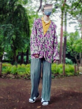 「PUBLUX（パブリュクス）のアイテム（パンツ）」を使った、trさん（メンズ・168cm）の夏コーディネート