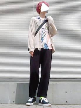 「カラーソックス」｜trさん（メンズ・168cm）の夏コーディネート