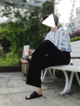 「NOのアイテム（帽子）」を使った、trさん（メンズ・168cm）の春コーディネート