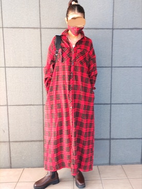 「第2回おそろであそぼ」｜namilunaさん（レディース・166cm）の冬コーディネート