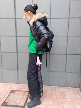 namilunaさん（レディース・166cm）の冬コーディネート