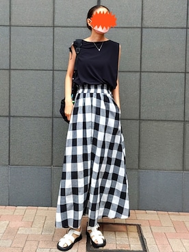 namilunaさん（レディース・166cm）の夏コーディネート