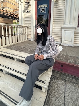 「ハンドメイド」｜TOMOMIさん（レディース・168cm）の春コーディネート