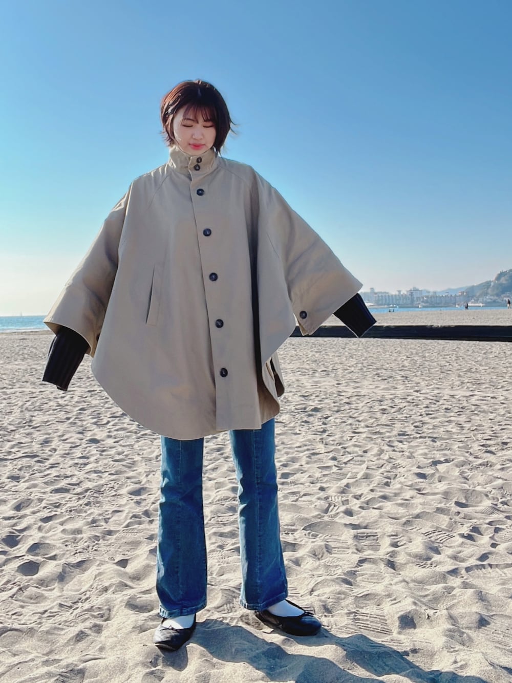 moussy コート　ポンチョ型　ジャケット　秋用 moussy コート ポンチョ型 ジャケット 秋用 楽天市場】送料無料