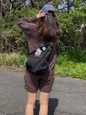 「NIKE（ナイキ）のアイテム（キャップ）」を使った、TOMOMIさん（レディース・168cm）の春コーディネート