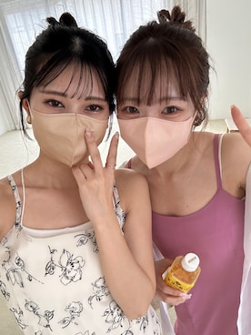 「お揃いコーデ」｜「アイテム（ワンピース/ドレス）」を使った、e r iさん（レディース・151cm）の春コーディネート
