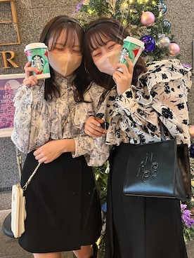 e r iさん（レディース・151cm）の冬コーディネート