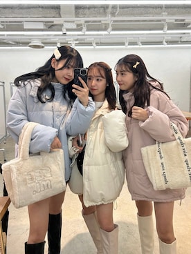「お揃いコーデ」｜「アイテム（ジャケット/アウター）」を使った、e r iさん（レディース・151cm）の秋コーディネート