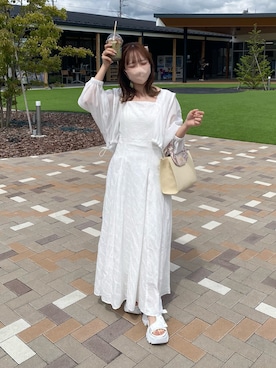 「スポサン」｜「アイテム（ジャケット/アウター）」を使った、e r iさん（レディース・151cm）の春コーディネート