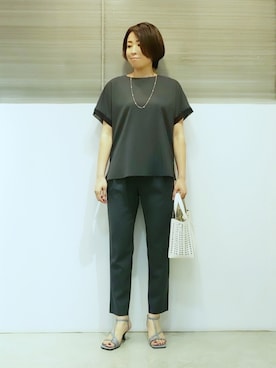 「UVケア」｜「アイテム（その他）」を使った、mikiさん（レディース・164cm）の春コーディネート
