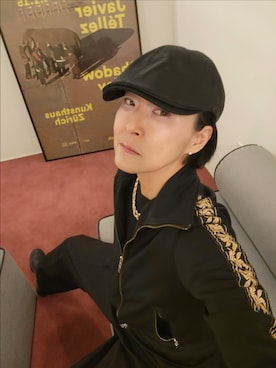 「韓国コーデ」｜「アイテム（その他アウター）」を使った、MYMさん（レディース・164cm）の冬コーディネート