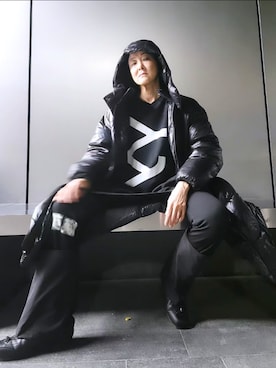 「韓国コーデ」｜「アイテム（その他アウター）」を使った、MYMさん（レディース・164cm）の秋コーディネート