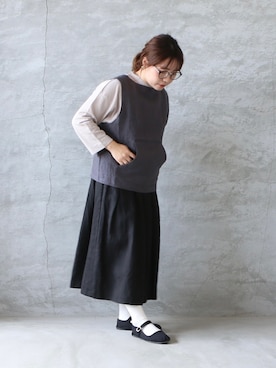 「inA（インエイ）のアイテム」を使った、shioriさん（レディース・149cm）の春コーディネート