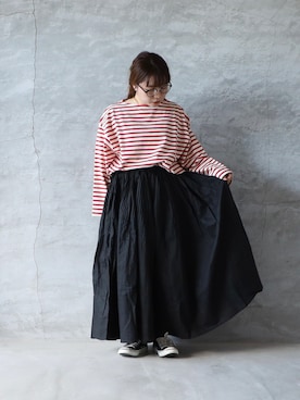 「ichi（イチ）のアイテム（パンツ）」を使った、shioriさん（レディース・149cm）の夏コーディネート