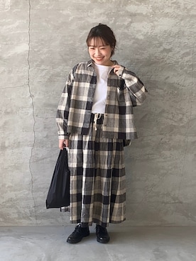 「HEMING’S（ヘミングス）のアイテム」を使った、shioriさん（レディース・149cm）の春コーディネート