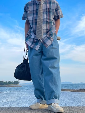 「ごきげんウィーク」｜「アイテム（フォーマルスーツ/小物）」を使った、らーいさん（メンズ・172cm）の春コーディネート