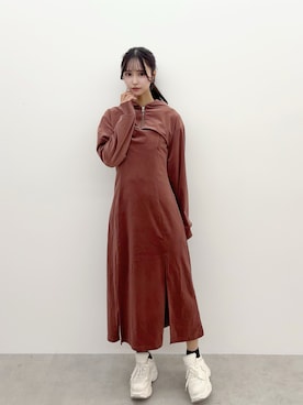 奈緒さん（レディース・162cm）の冬コーディネート