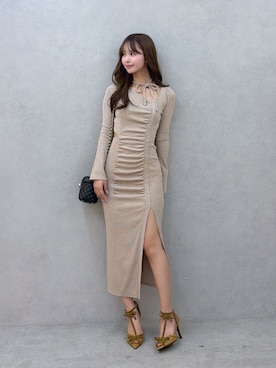 奈緒さん(レディース・162cm)の秋コーディネート